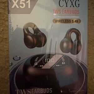 X51 Black Wireless Earbuds NWT